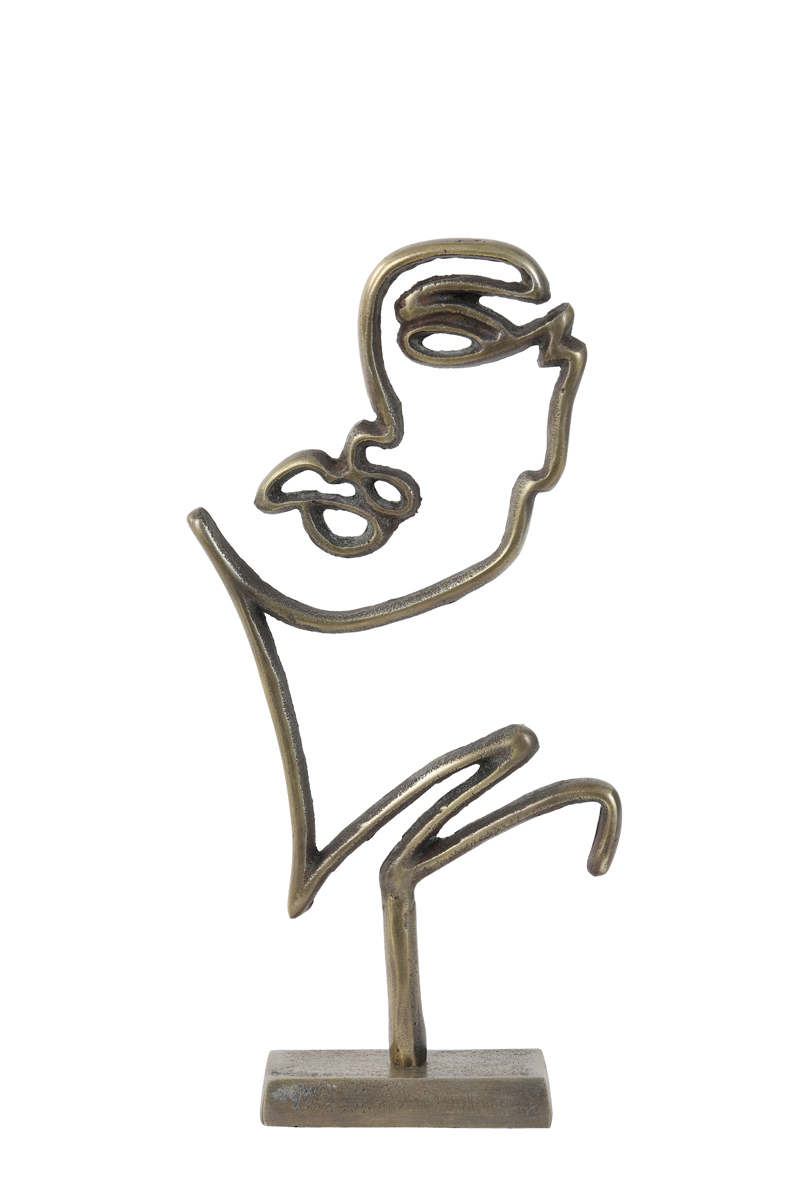 Ornament FACE  in antik bronze