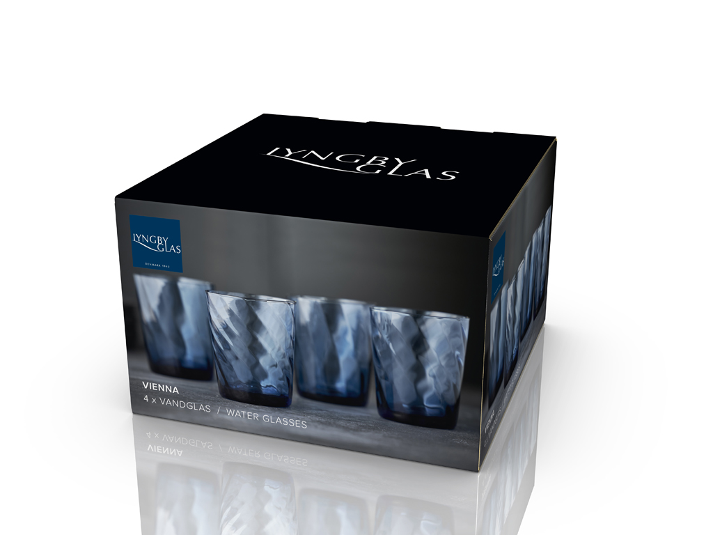 F&H Wasserglas  VIENNA 0,03 Liter in Farbe Blau