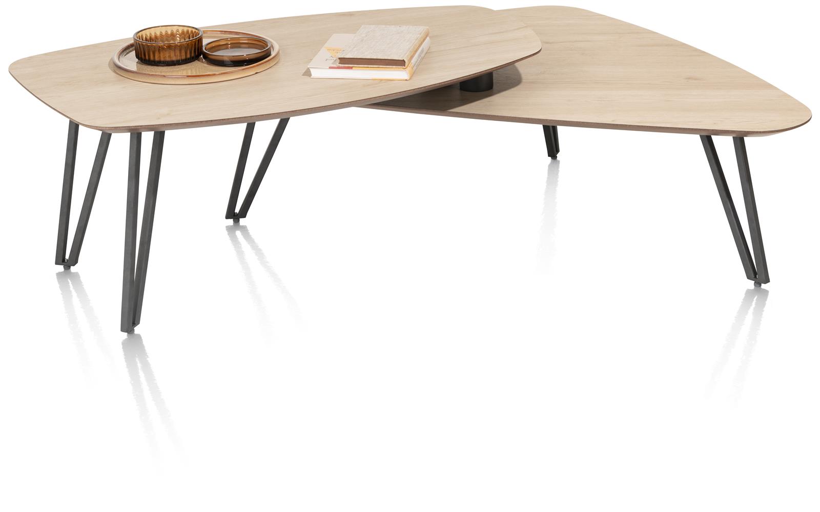 XOOON Couchtisch LINDFIELD ca. B110 H30 T80 cm in Laminato/HDF