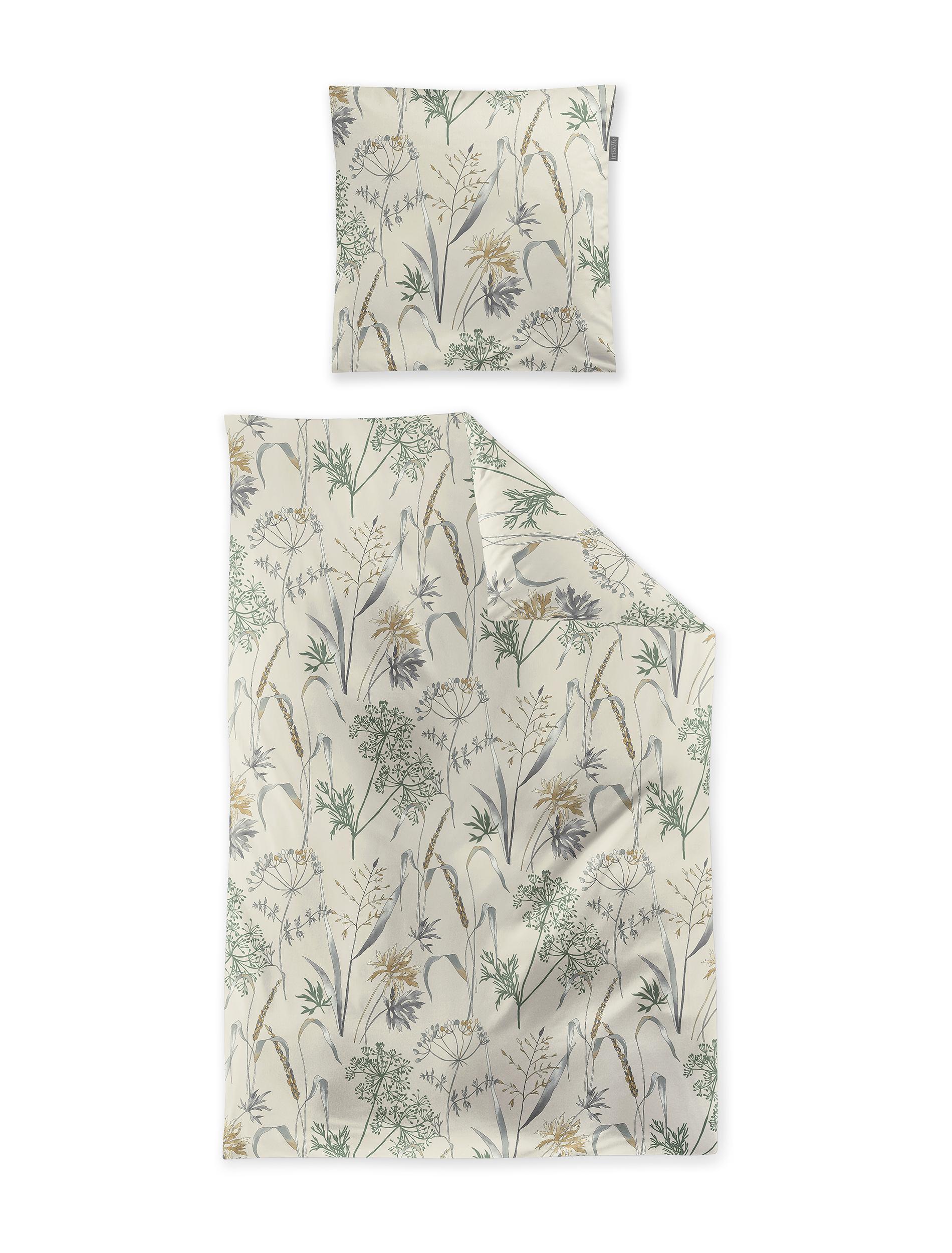 Irisette Edel-Feinbiber Bettwäsche KOALA ca. 135x200cm in Farbe natur