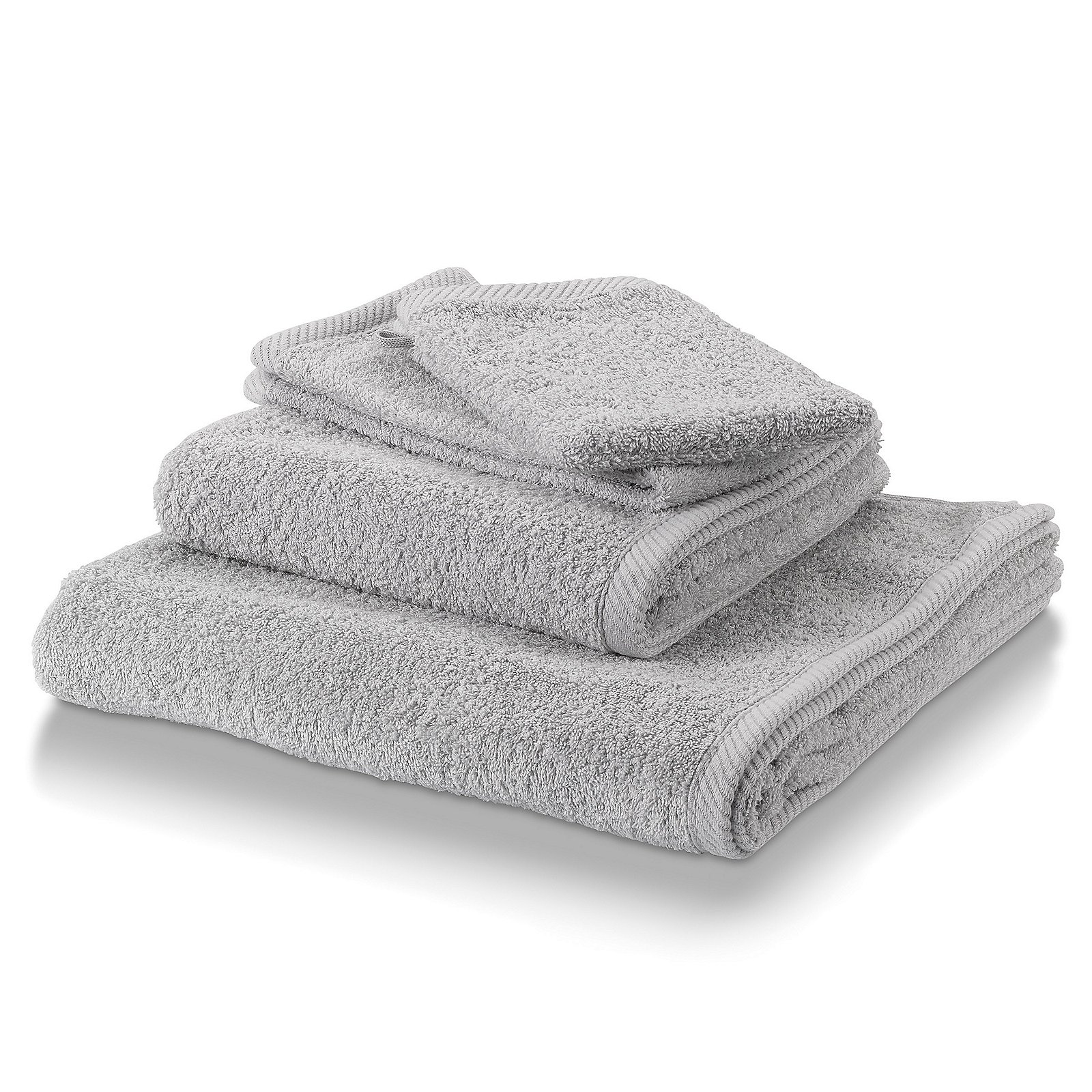 Kela Waschhandschuh LADESSA in Silbergrau, Badetuch, Handtuch