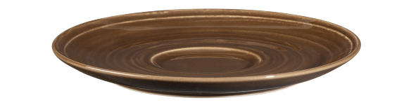 Seltmann Weiden Kombi-Untertasse groß 16,5cm Terra 3 Erdbraun