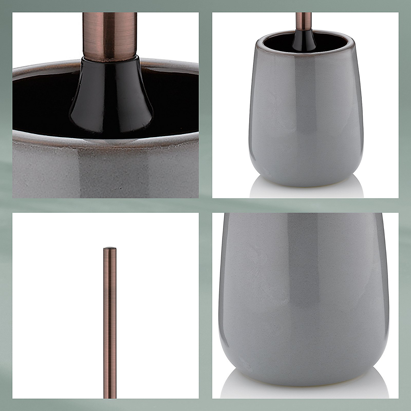 Kela WC-Garnitur Liana nebelblau LIANA in , Krug, Töpferei, Vase