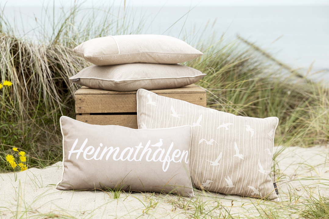 Magma Heimtex Kissenhülle AMRUM ca. 30x50cm in Farbe sand