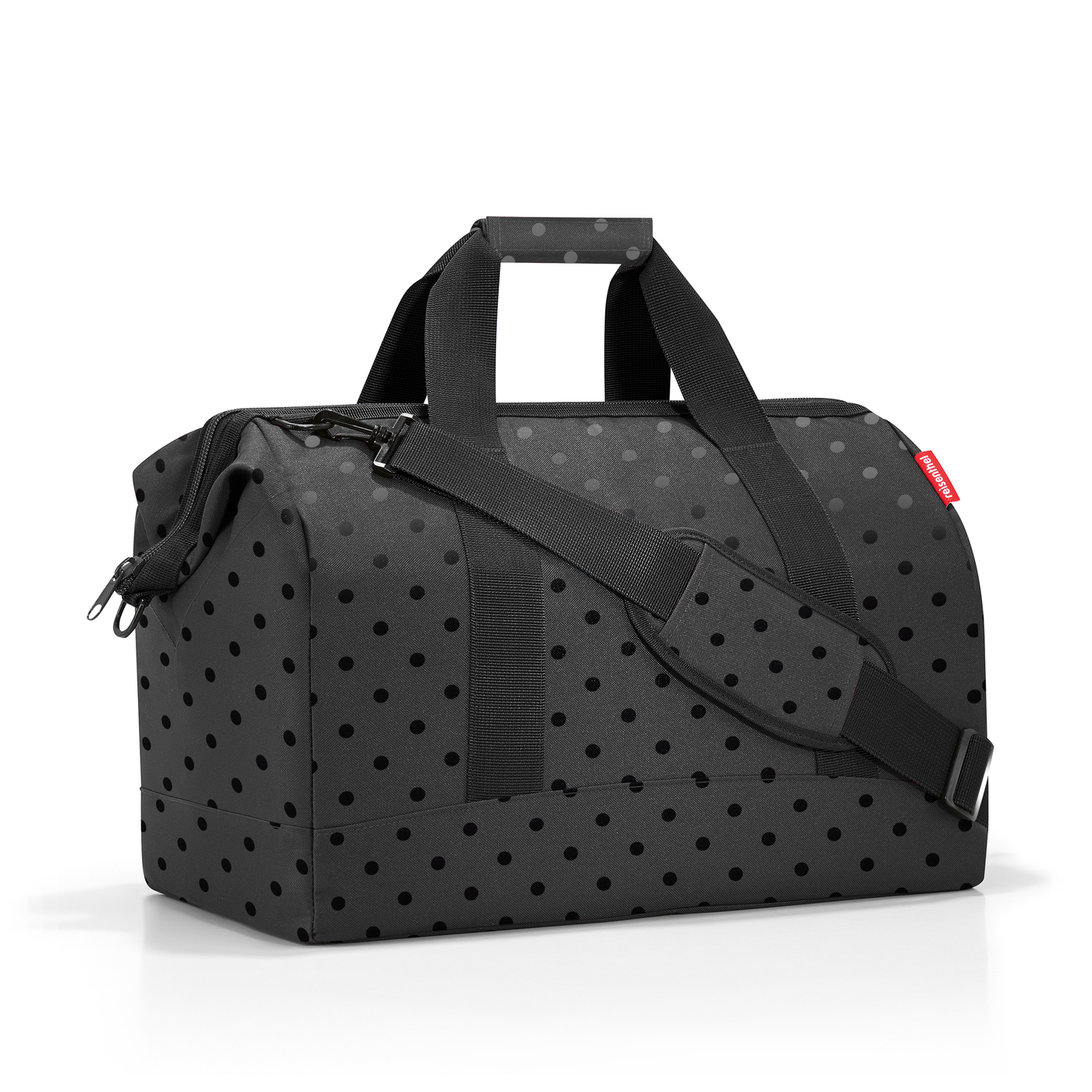 Reisenthel ALLROUNDER L in Farbe glossy dots black, Zubehor, Tasche, Handtasche, Tragetasche