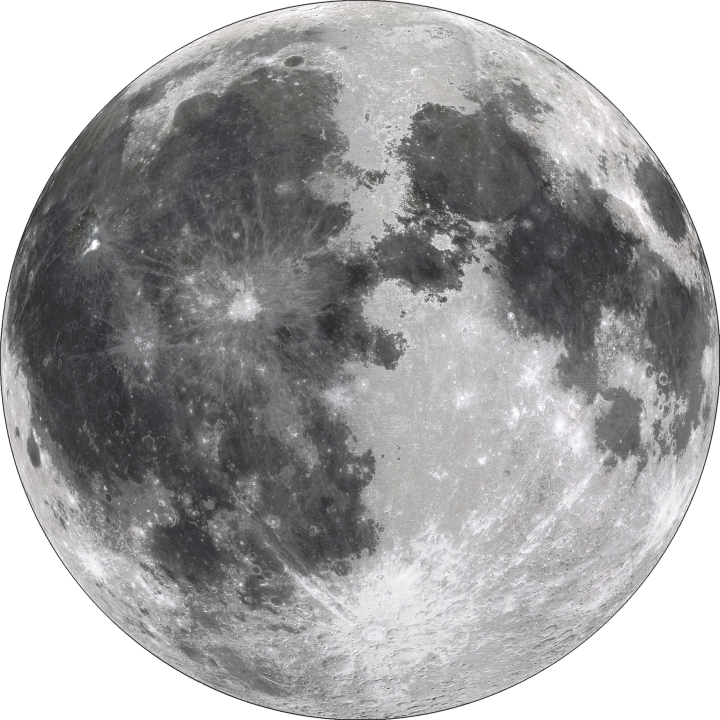 ProArt Alu-Art rund Ø 98cm The Moon