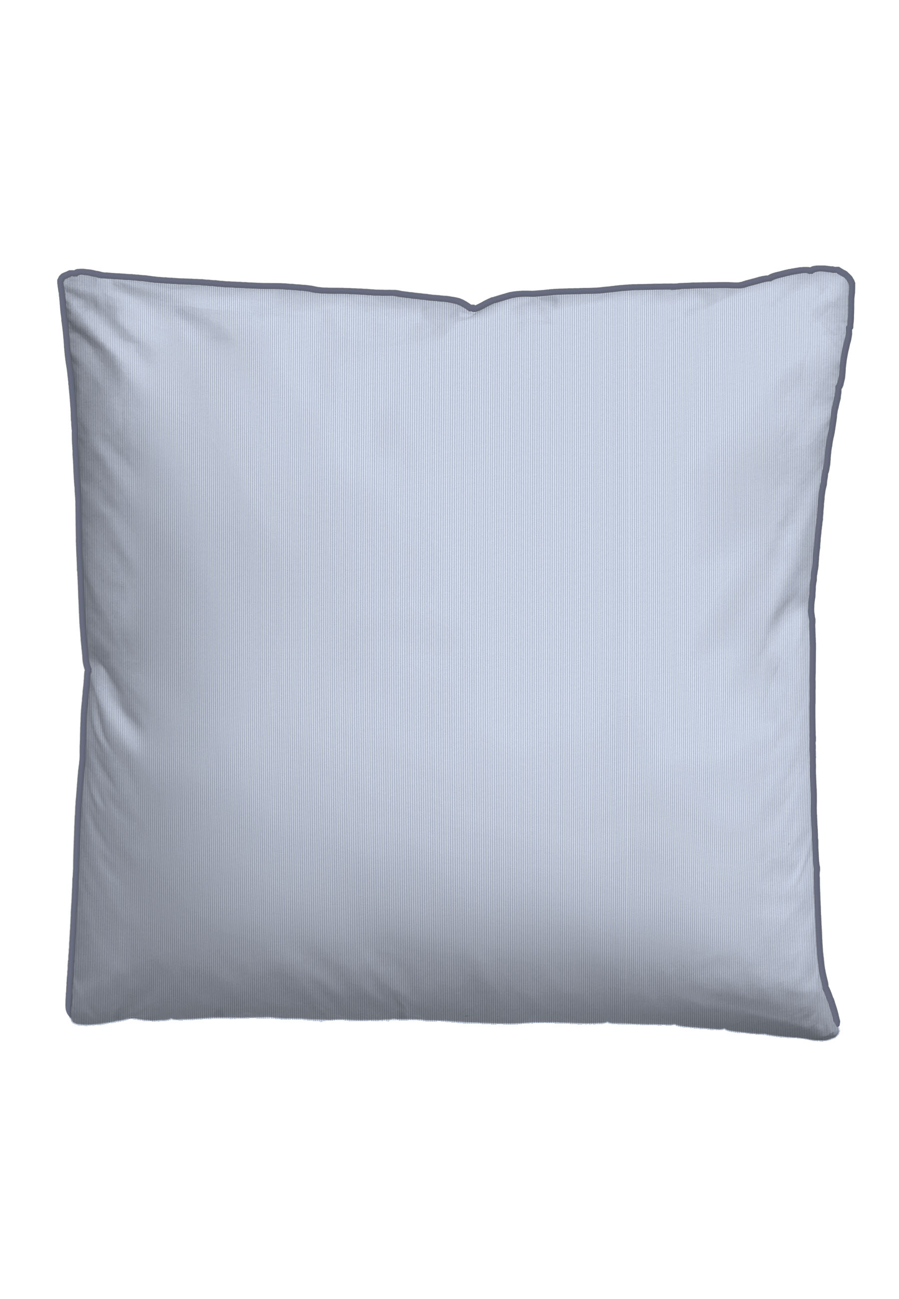 Biberna Mako-Satin-Bettwäsche ca. 155x220cm in Farbe Blau