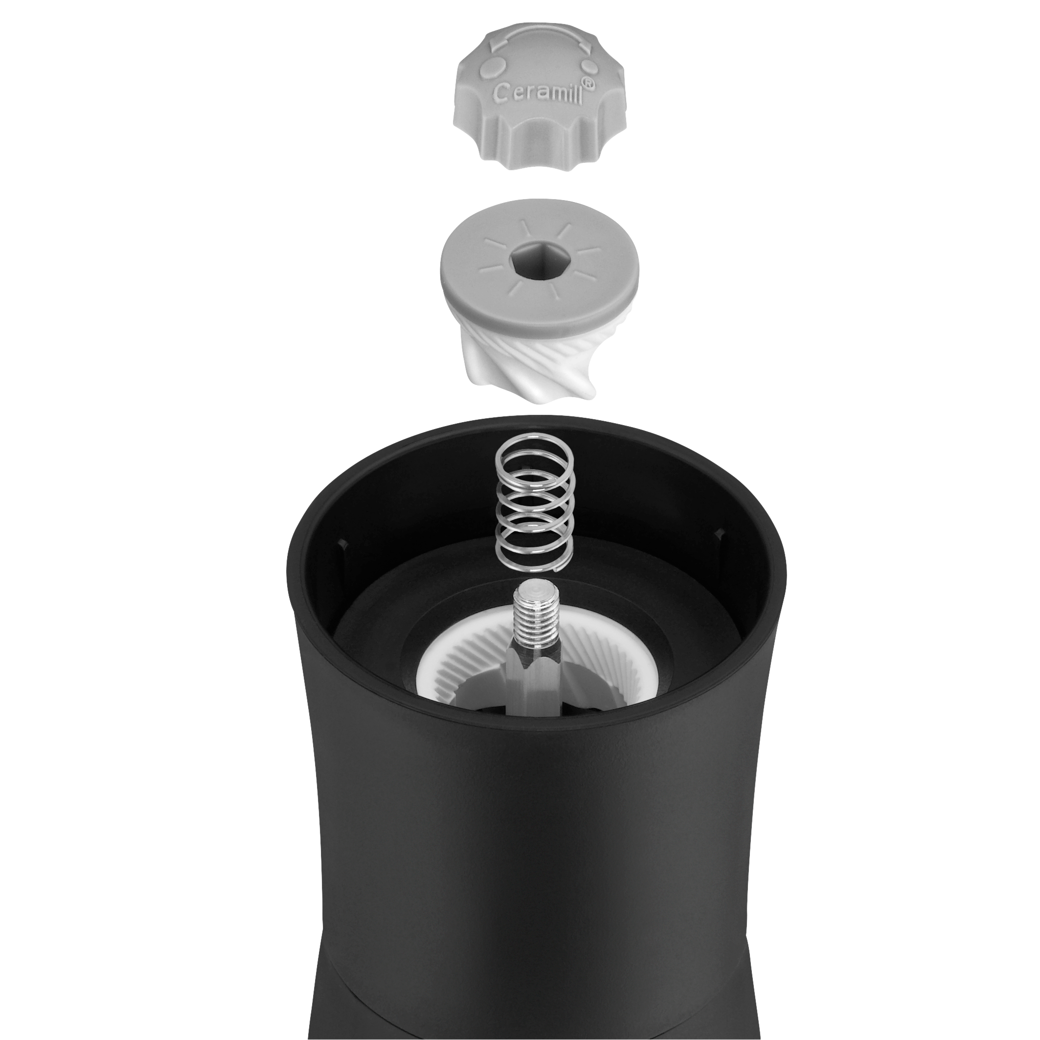 WMF Trend Gewürzmühle, Schwarz in schwarz