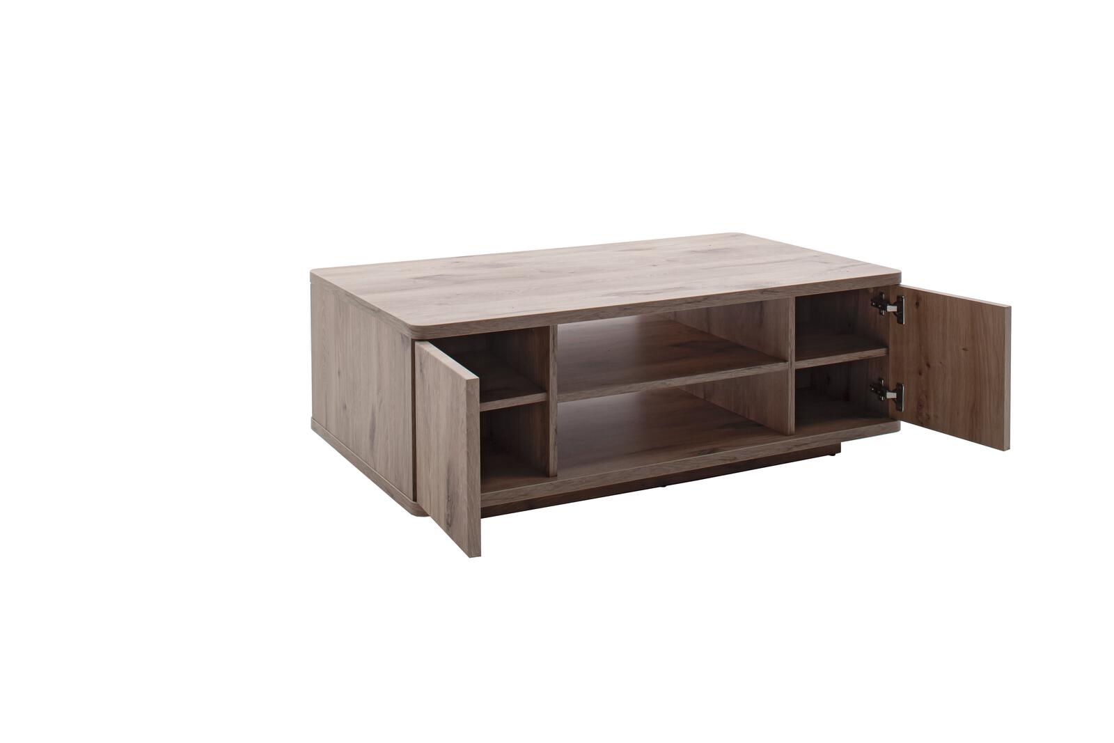 MCA Furniture Couchtisch MODENA ca. 115x65cm in Viking Oak Nachbildung