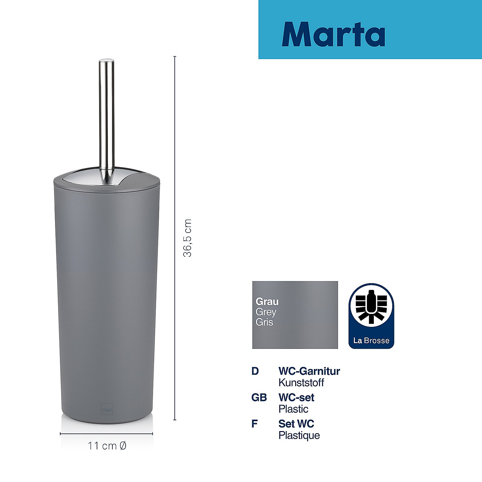 Kela WC-Garnitur Marta MARTA in
