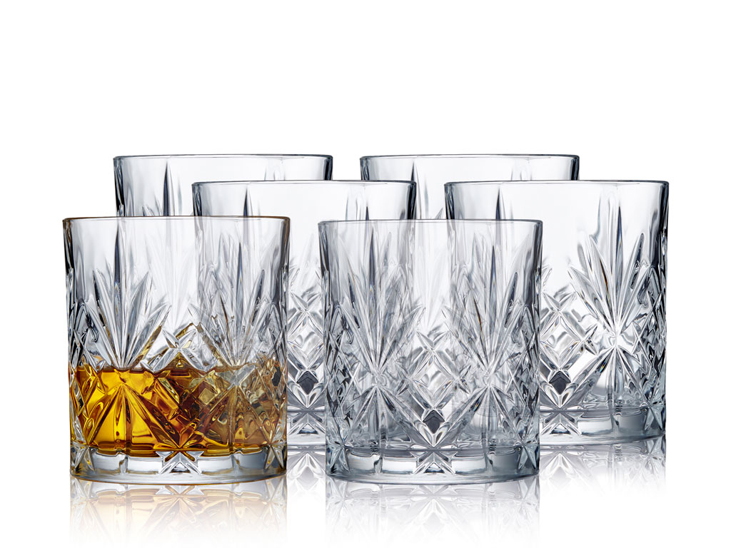 F&H Whiskyglas  MELODIA 0,031 Liter in Farbe Klar