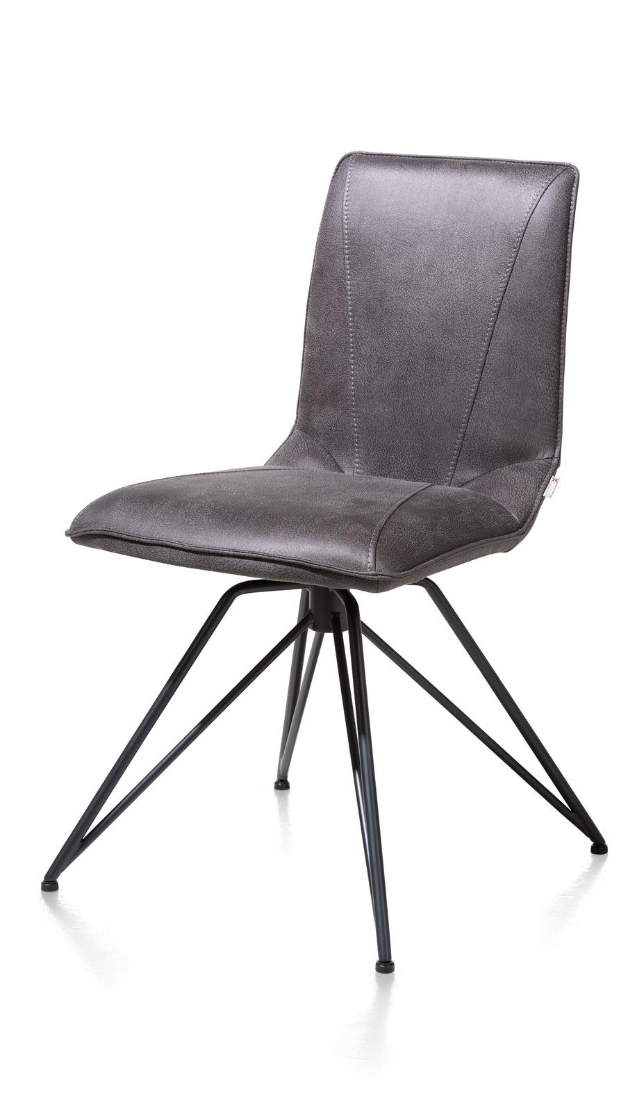 XOOON Stuhl Mac in Stoff off-black XOOON Stuhl Mac in Stoff off-black