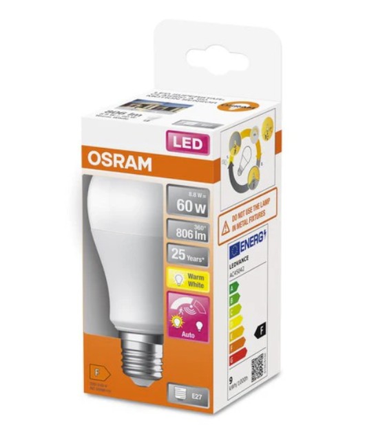 LEDVANCE LED OSRAM SUPERSTAR+ CLASSIC OSRAM SUPERSTAR+ CLASSIC in 8.8 W/806lm E27
