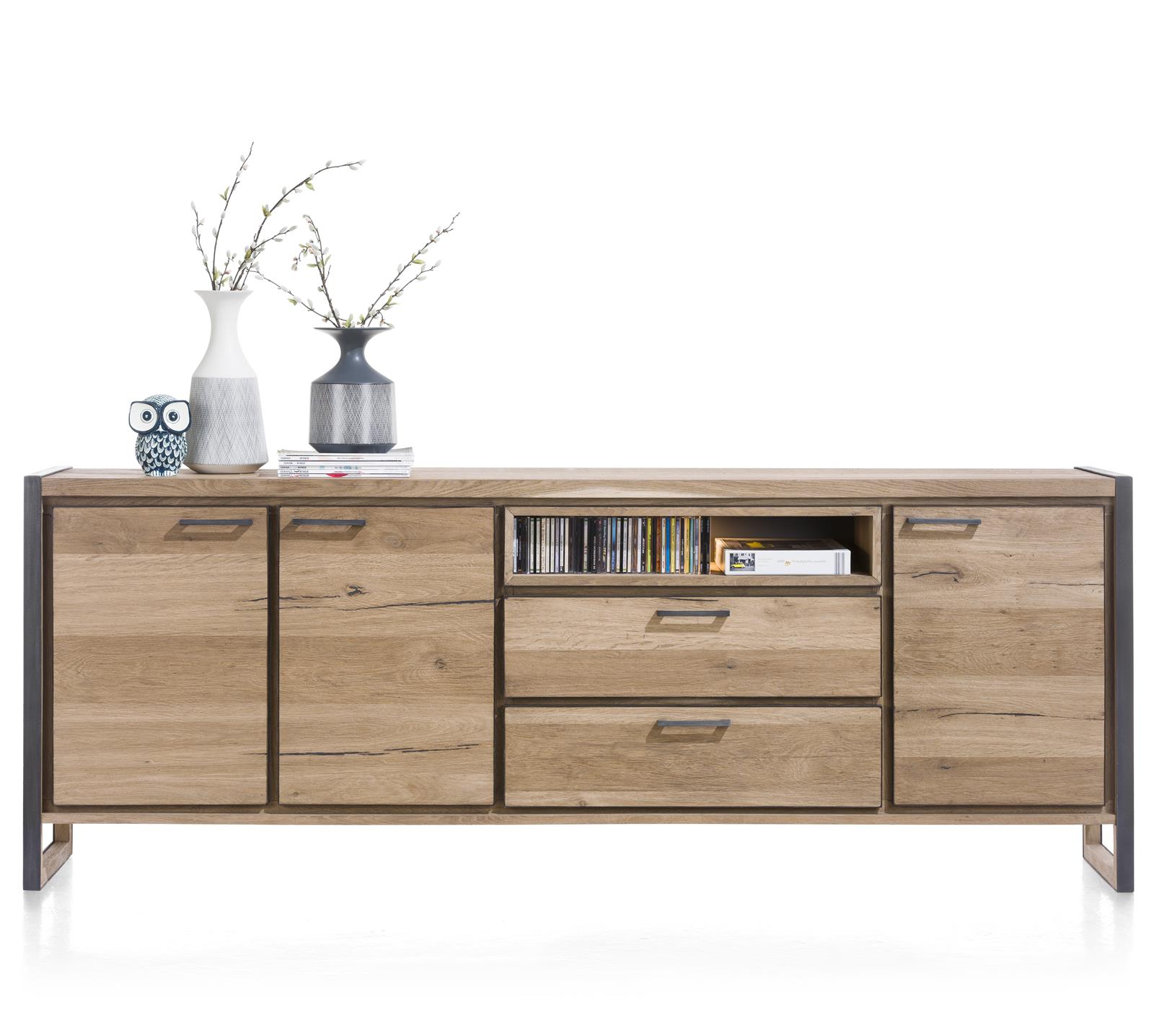 Henders & Hazel Sideboard Metalo in Railway brown