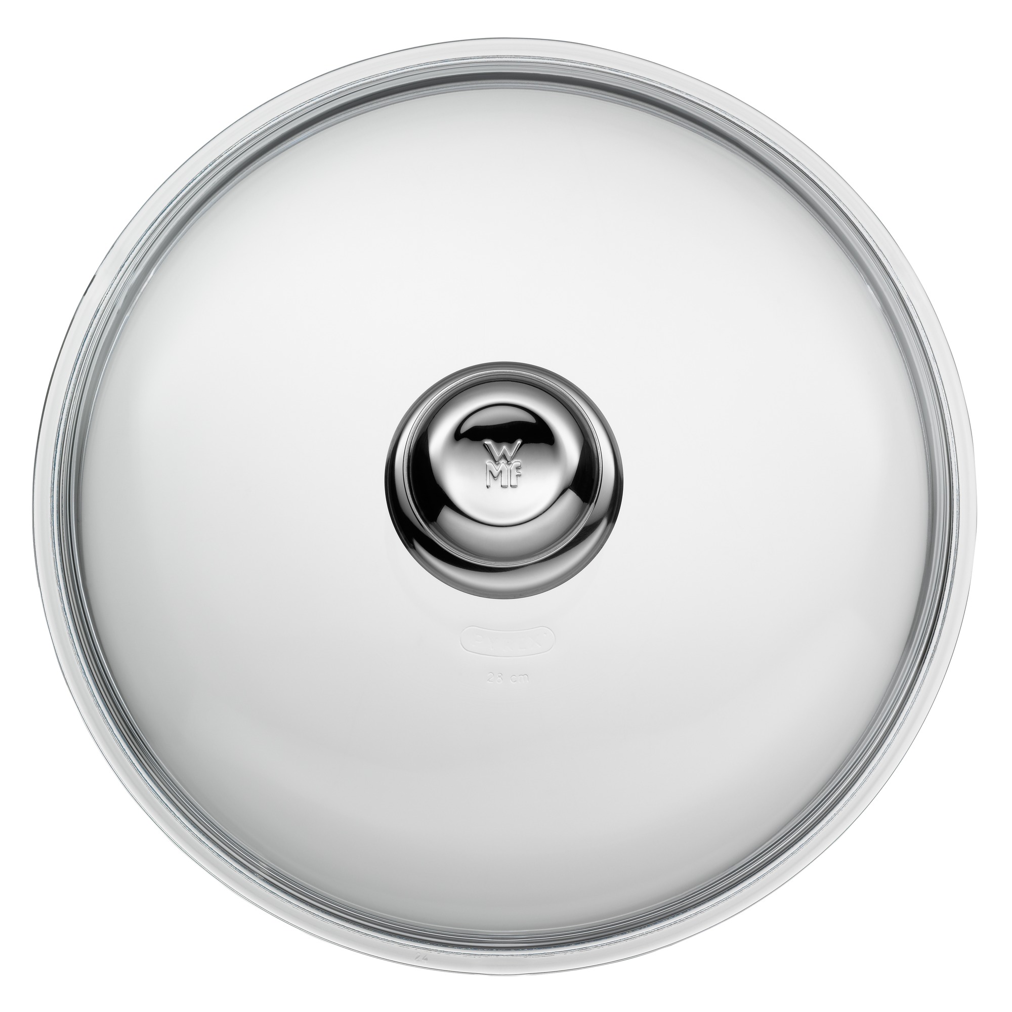 WMF Pfannendeckel Ø 28 cm in Edelstahl/transparent