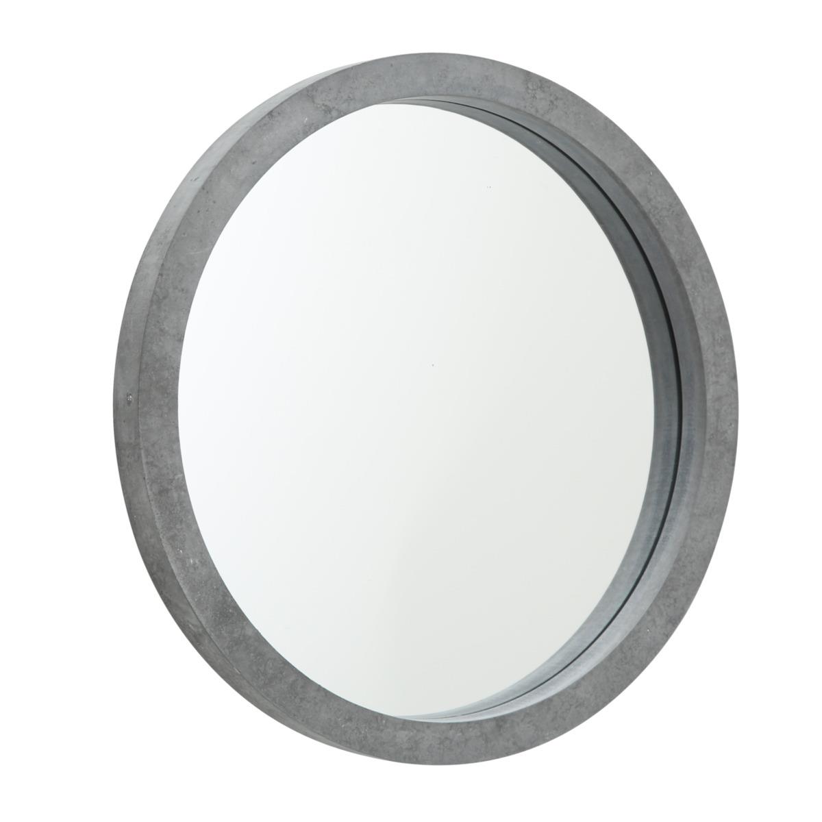 Boltze Spiegel Brest ca. 30cm in grau
