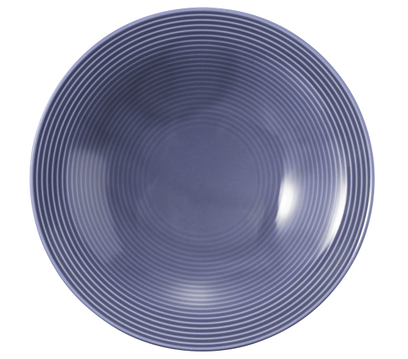 Seltmann Weiden Suppenteller rund 22,5cm Beat 3 Fliederblau