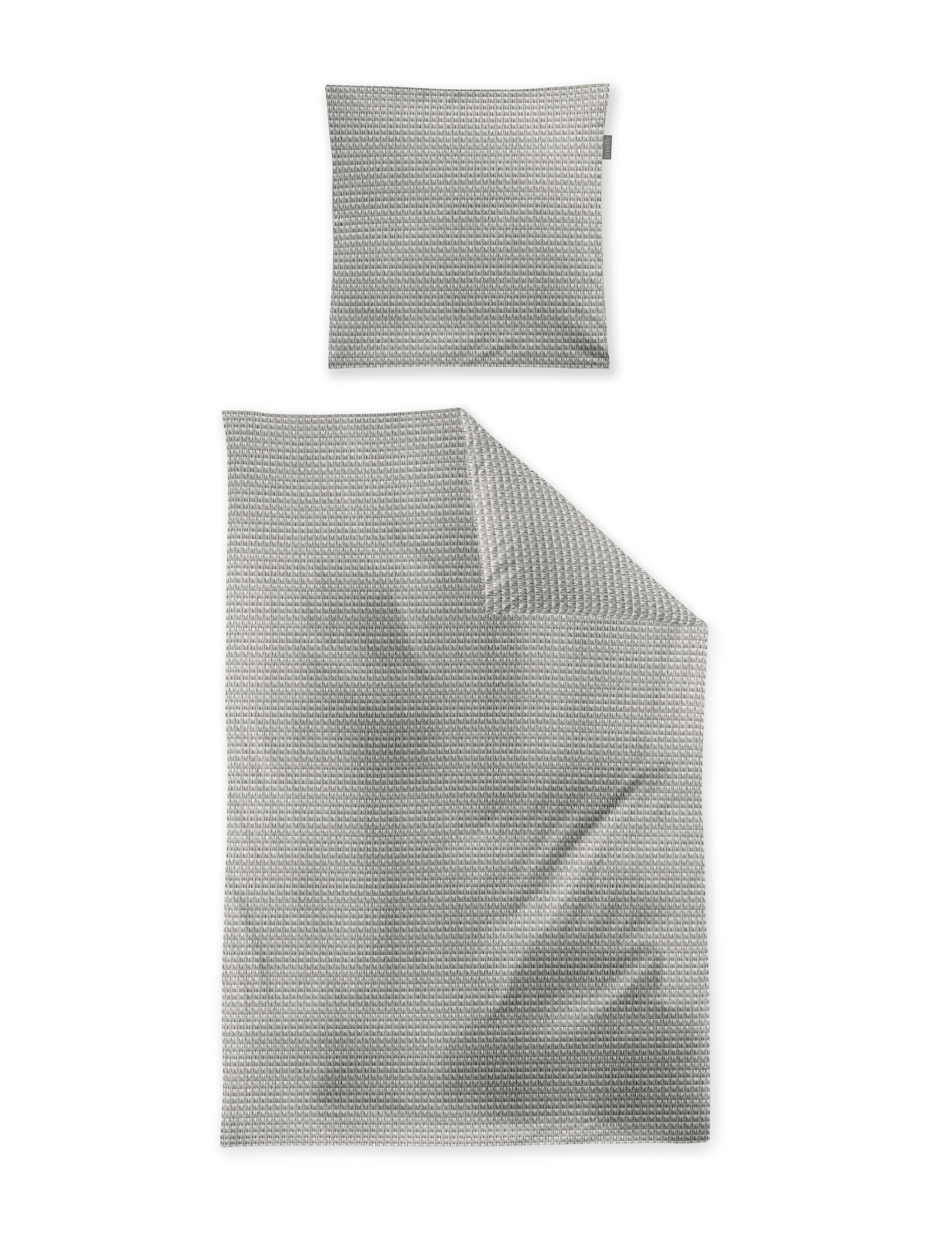 irisette Seersucker Bettwäsche EASY in Farbe ca. 155x220cm, Dekoration für Zuhause, Leinen, Kissen, Serviette