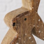 Boltze Figur Merel H: 14,9 cm MEREL in Mango natur