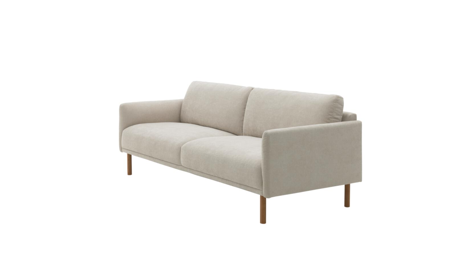 Roomio Sofa 3-sitzig NO. 4104 in Stoff Yelda natur