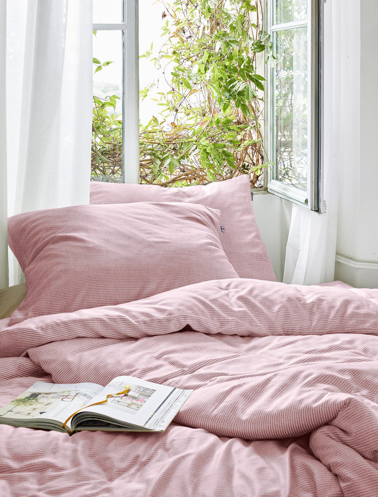 Irisette Bettwäsche EASY ca. 155x220 cm in Farbe rosa