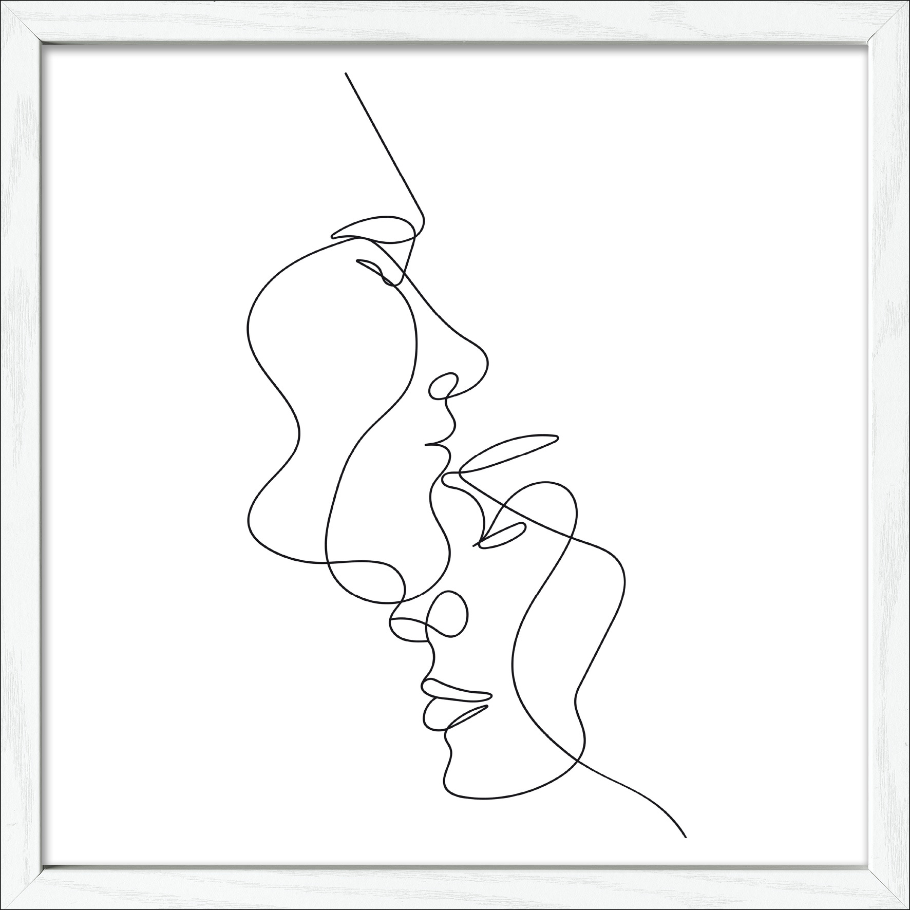 ProArt Framed-Art Slim Scandic 33x33cm Line-Art-Faces IV