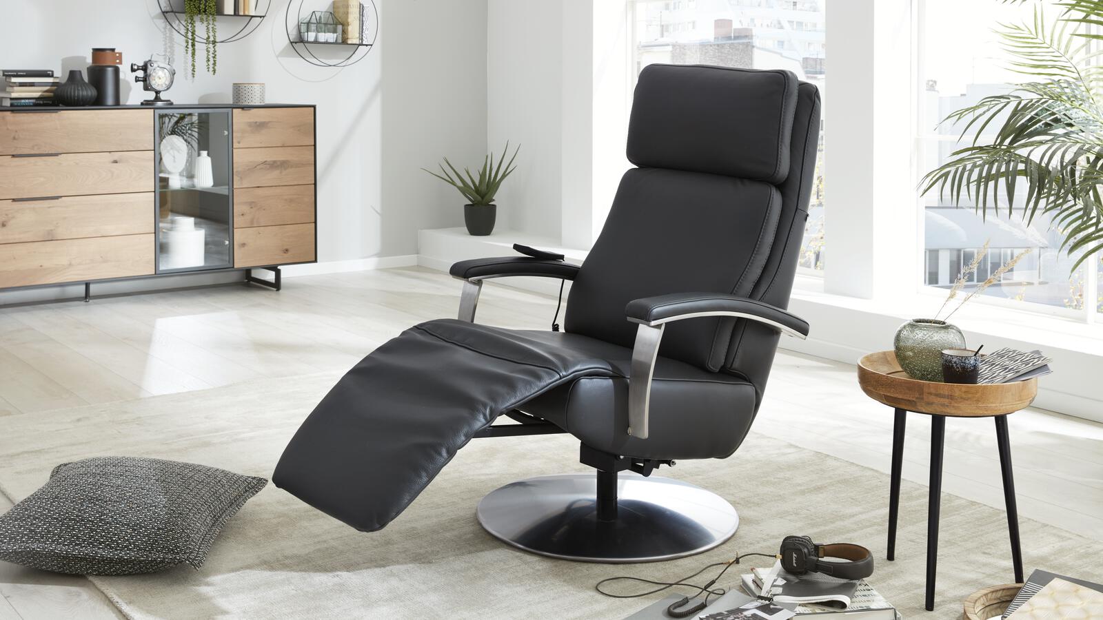 Interliving Relaxsessel IL 4541 in Leder Credo anthrazit