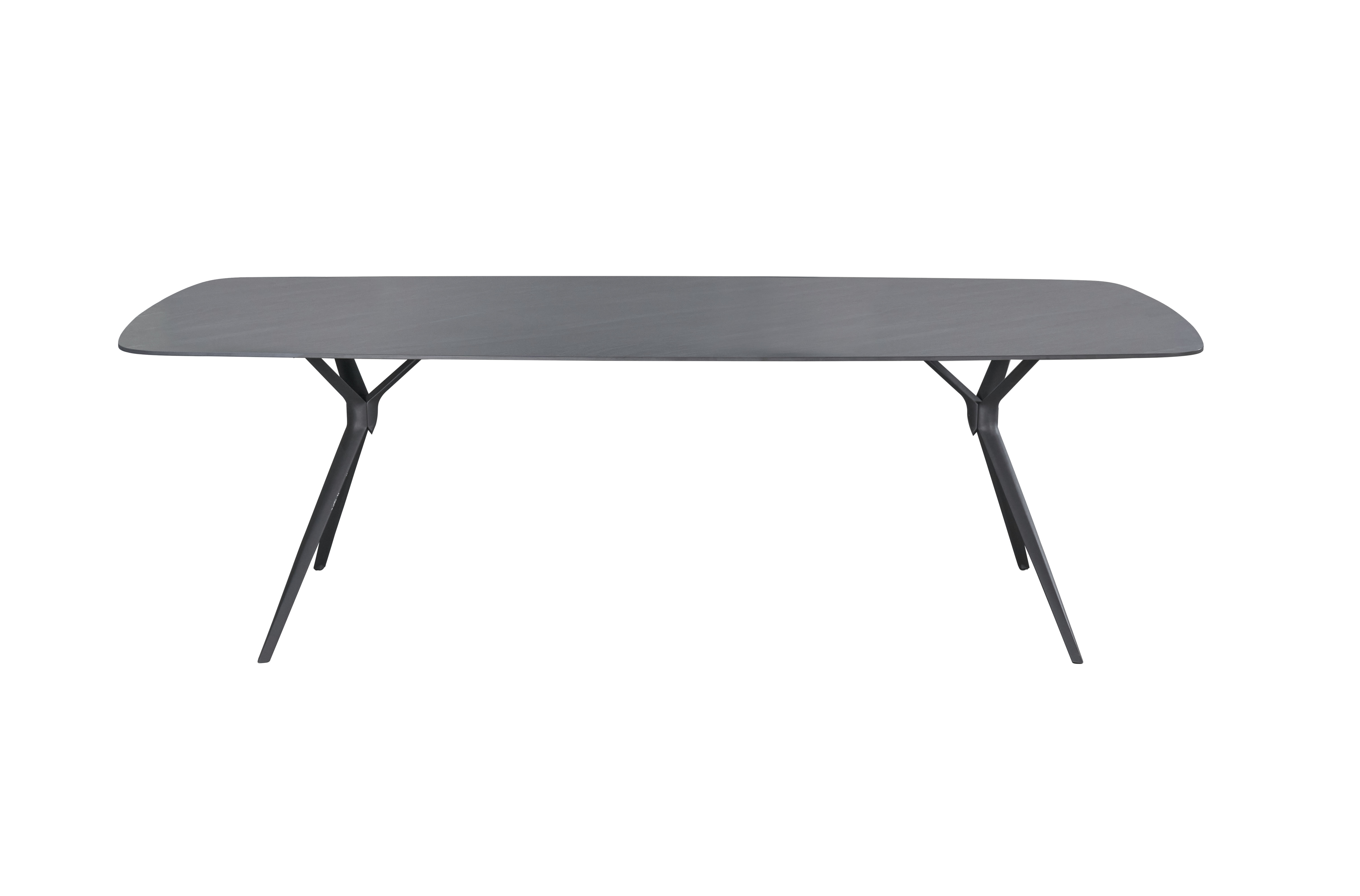 L.C. Wholesaler Tisch BARI ca. 240x100cm mit Platte aus Sintered stone anthrazit