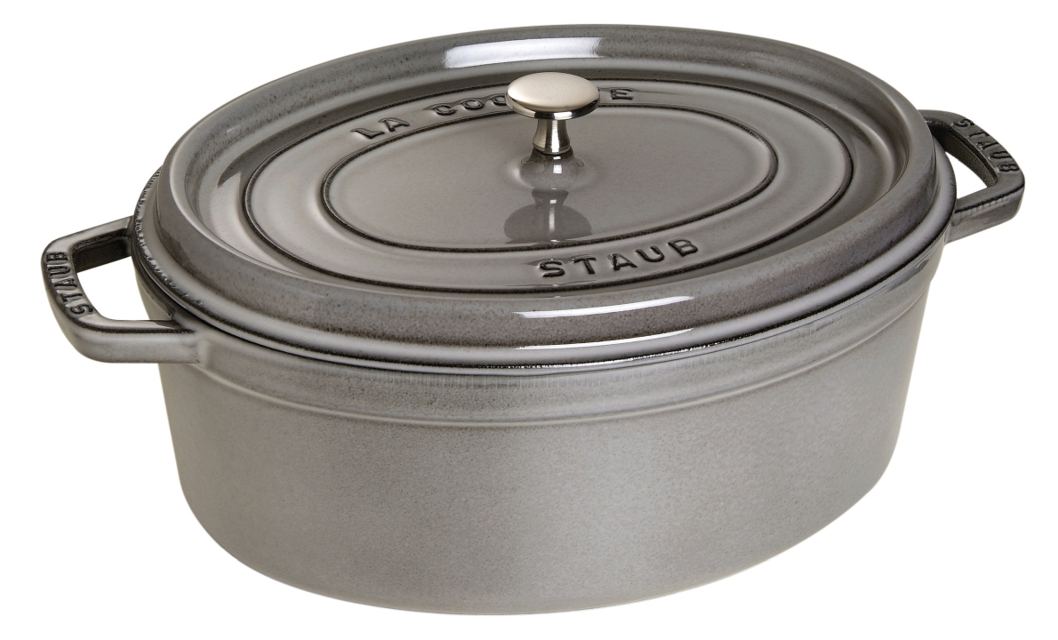 staub Cocotte 33cm LA COCOTTE in Farbe Graphit-Grau