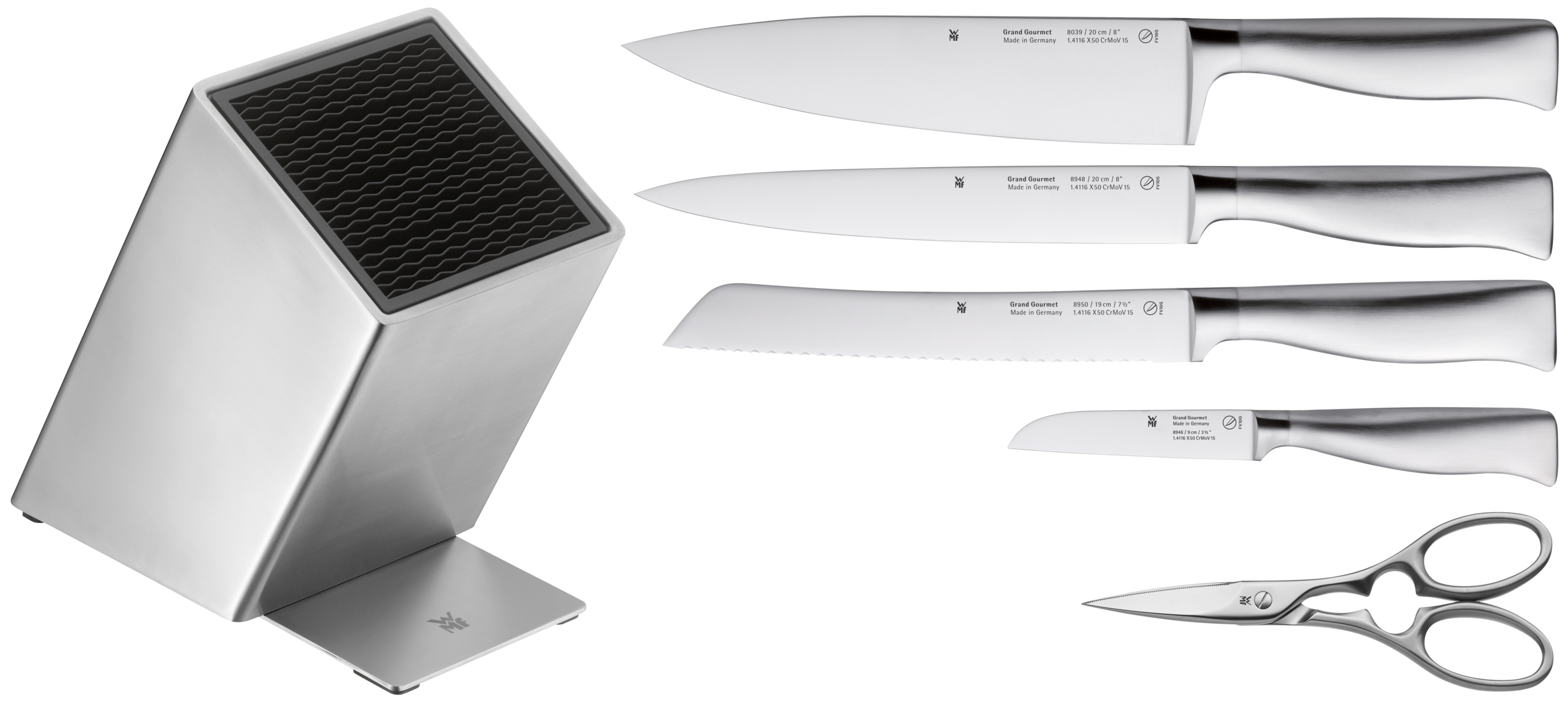 WMF Grand Gourmet Messer-Vorteils-Set* in Edelstahl