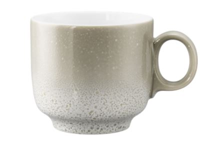 Seltmann Weiden Cappuccinoobertasse 0,30 l mit Sento Home 10909 Aura cream , Pokal, Kunst, Porzellan, Töpferei