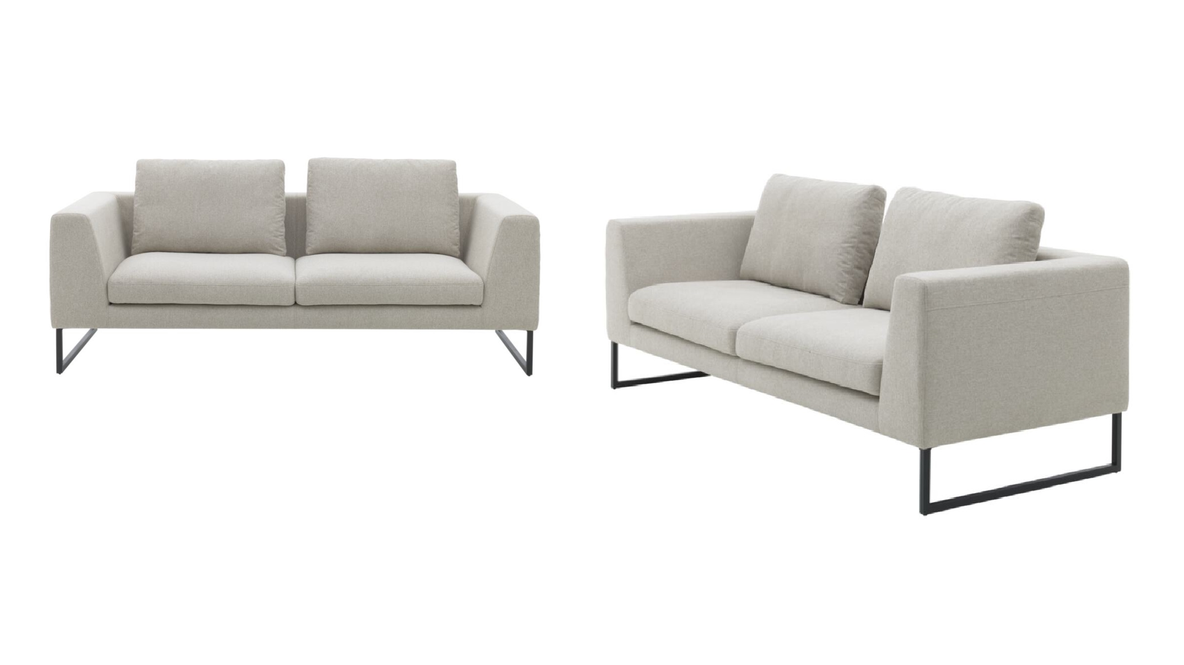 Roomio Garnitur NO. 4101 in Stoff Simply Clean sand