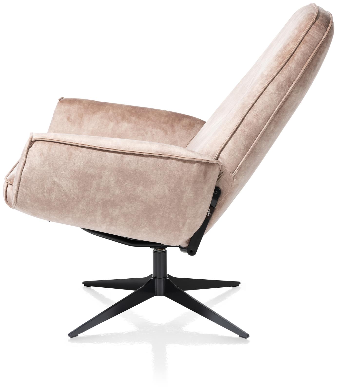 Henders & Hazel Sessel SALERNO, ca. 75 x 102 x 86 cm in Stoff Karese camel