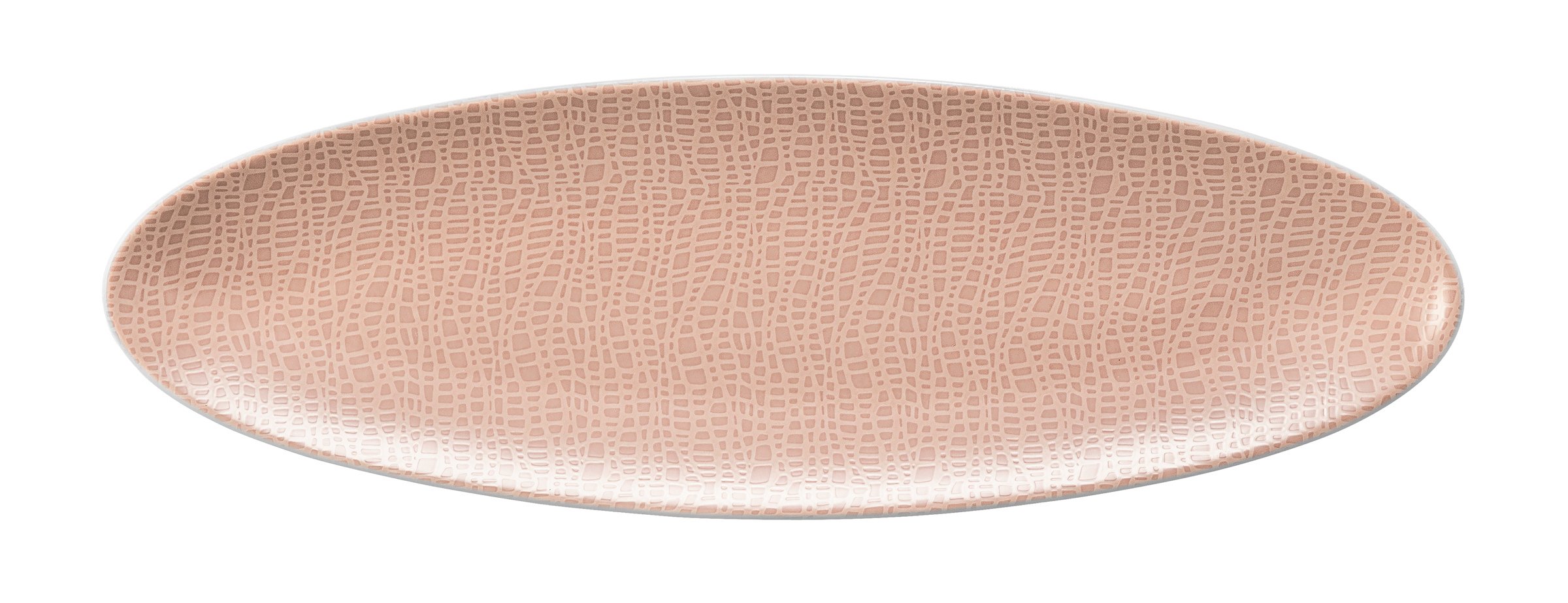 Seltmann Weiden Servierplatte schmal 35x12 cm Life 25673 Fashion posh rose