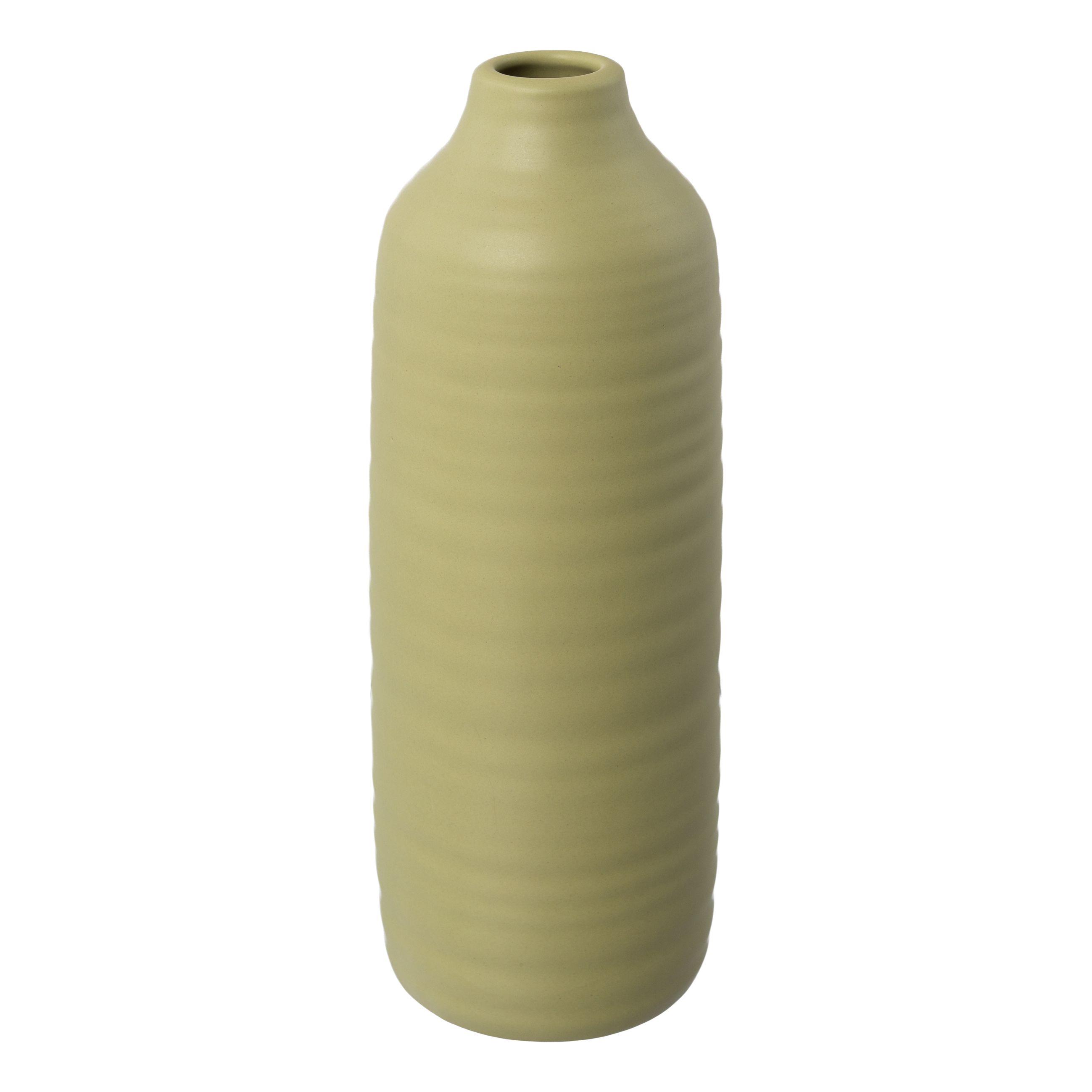 Gasper Keramik Vase WINOLA in grün