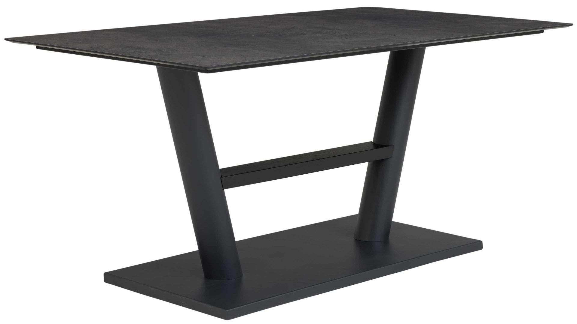 Interliving Esstisch IL 5105 ca. 160x90cm in HPL-Beton-Design, Moebel, Tabelle, Schreibtisch, Esstisch, Postfach
