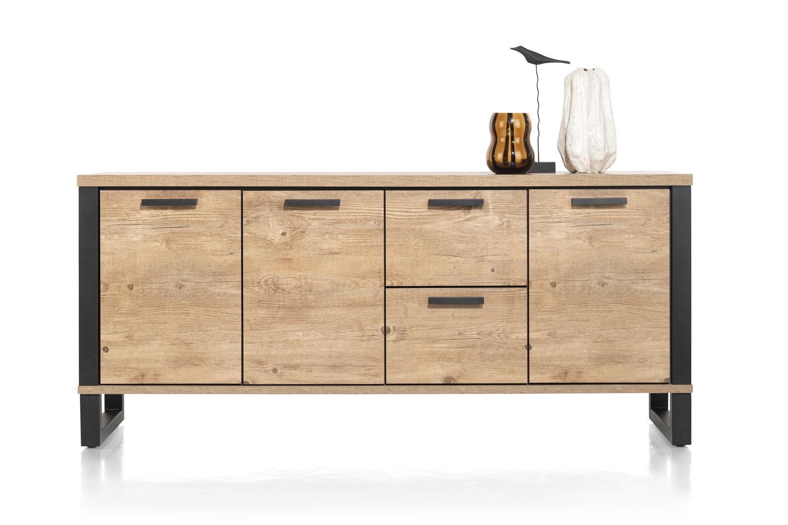 Habufa Sideboard PERTH ca. B190 H85 T42 cm in barnwood, finishing