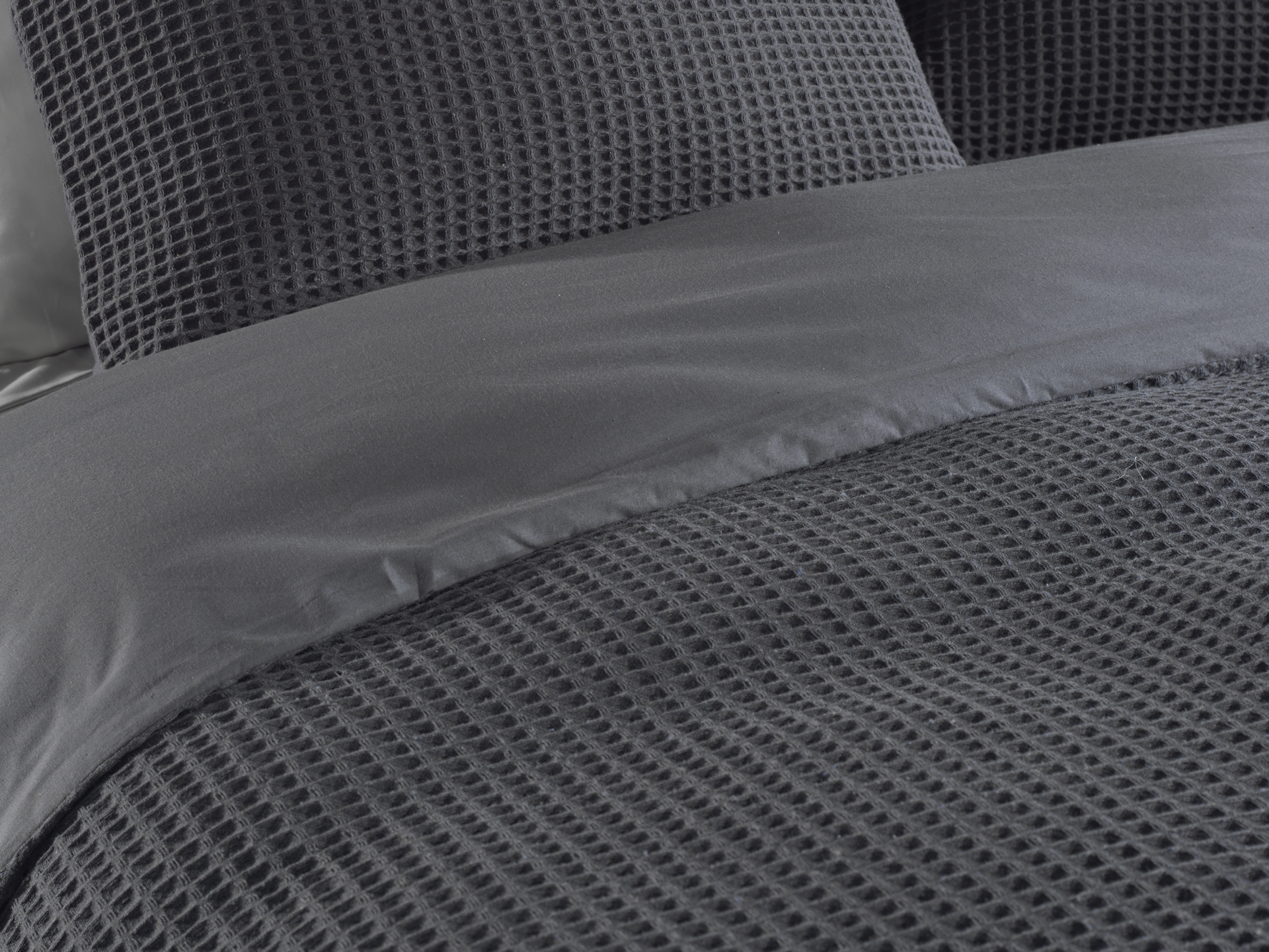 Heckettlane Bettwäsche ca. 155x220cm in Farbe Steel-Grey