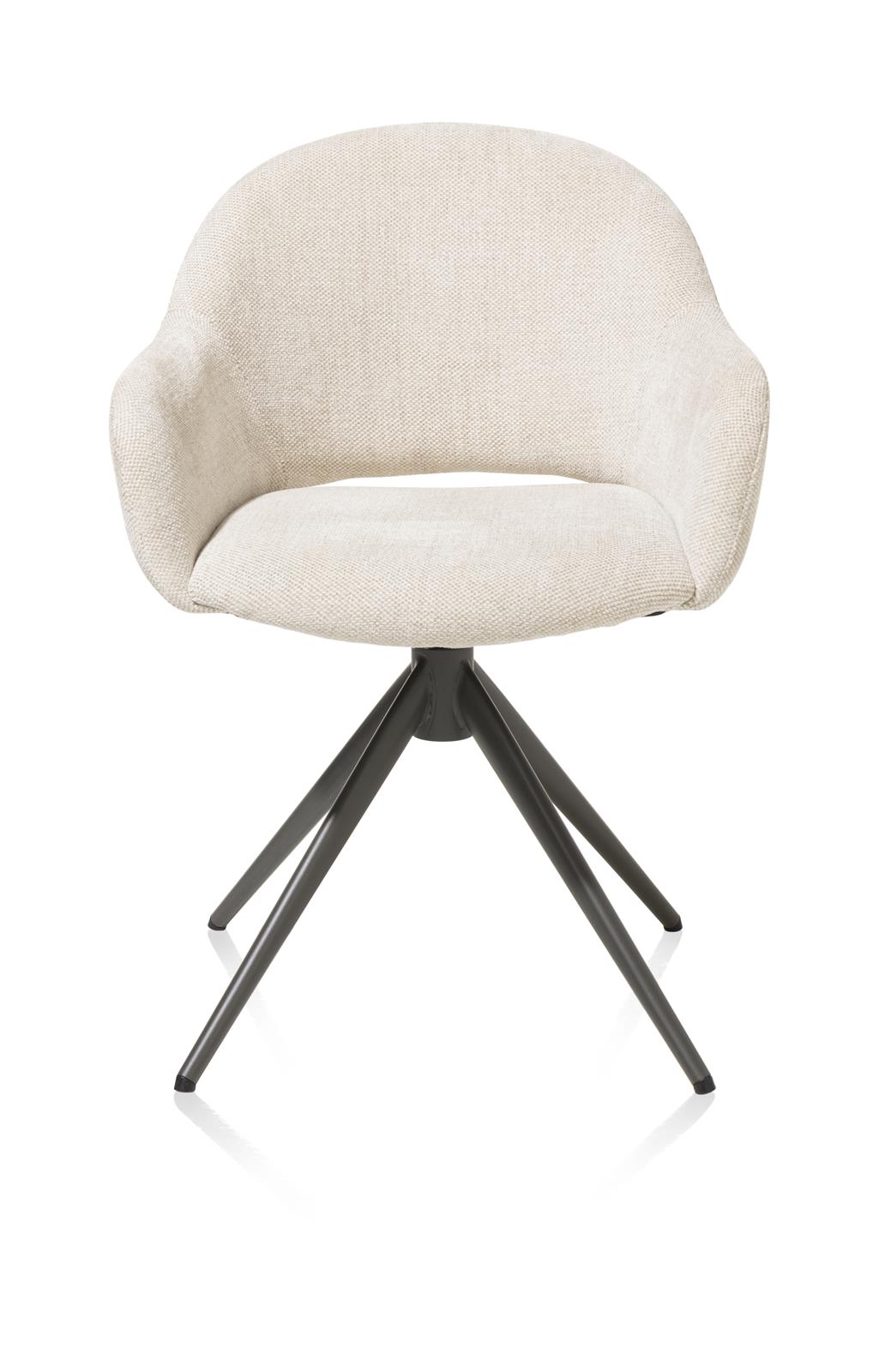 XOOON Armstuhl  Finn 48654-CRE Stoff creme