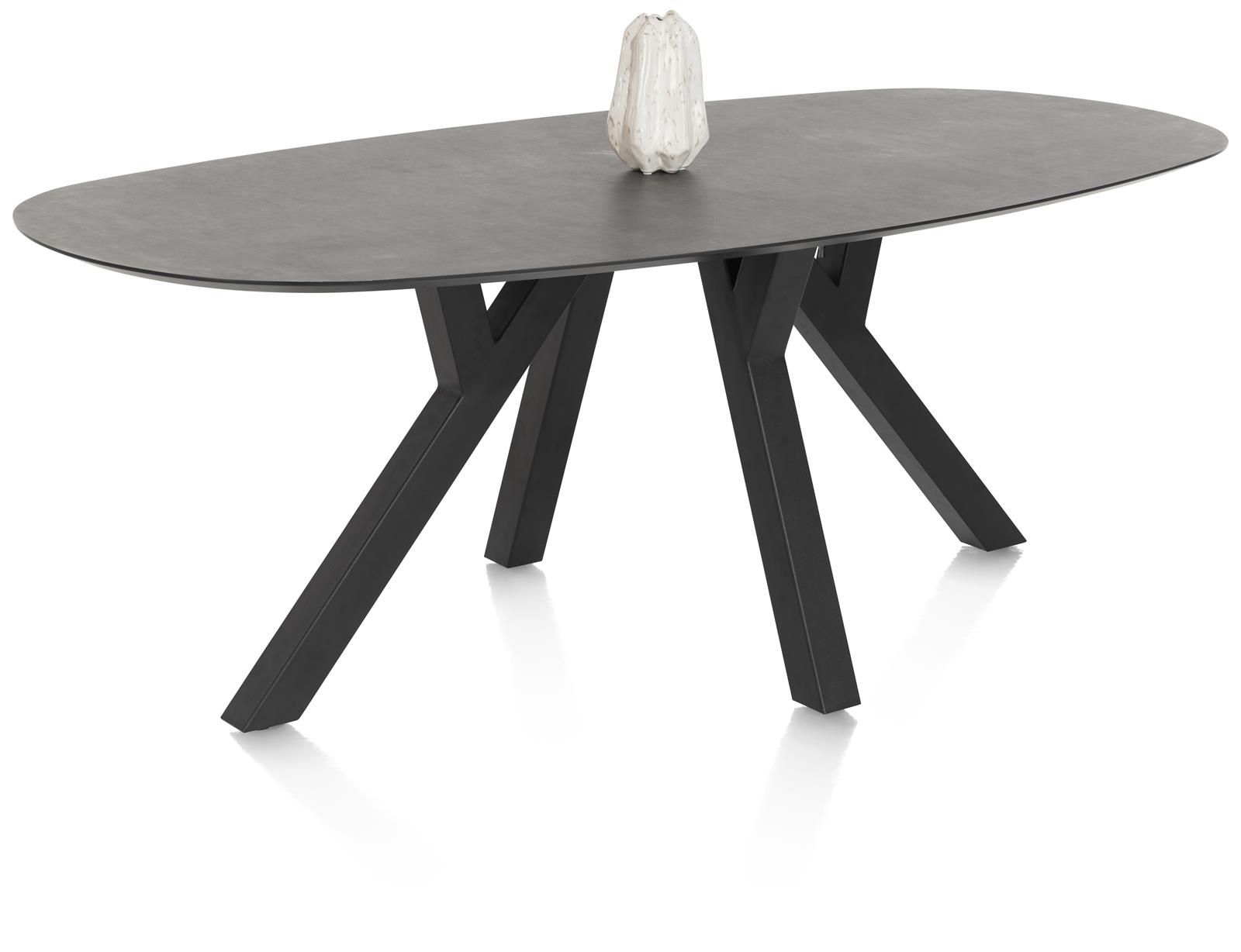 Habufa Esstisch  ca. B100 H77 T180 cm in anthrazit