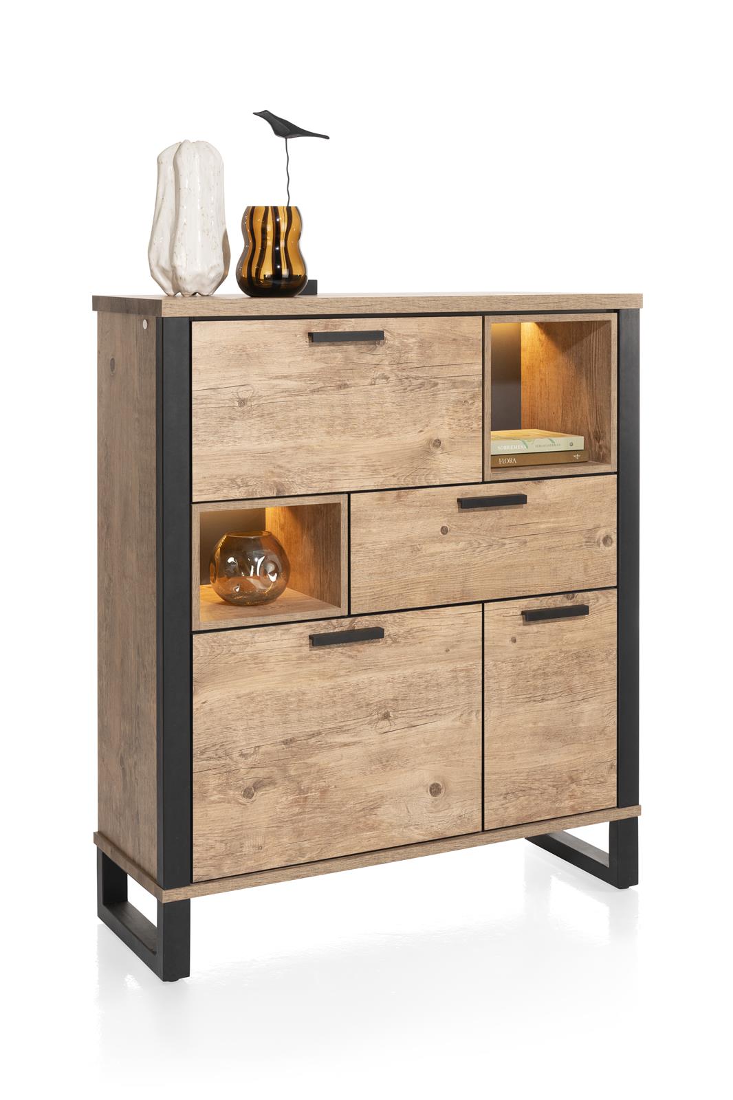 Highboard  ca. B120 H140 T42 cm in barnwood, finishing
