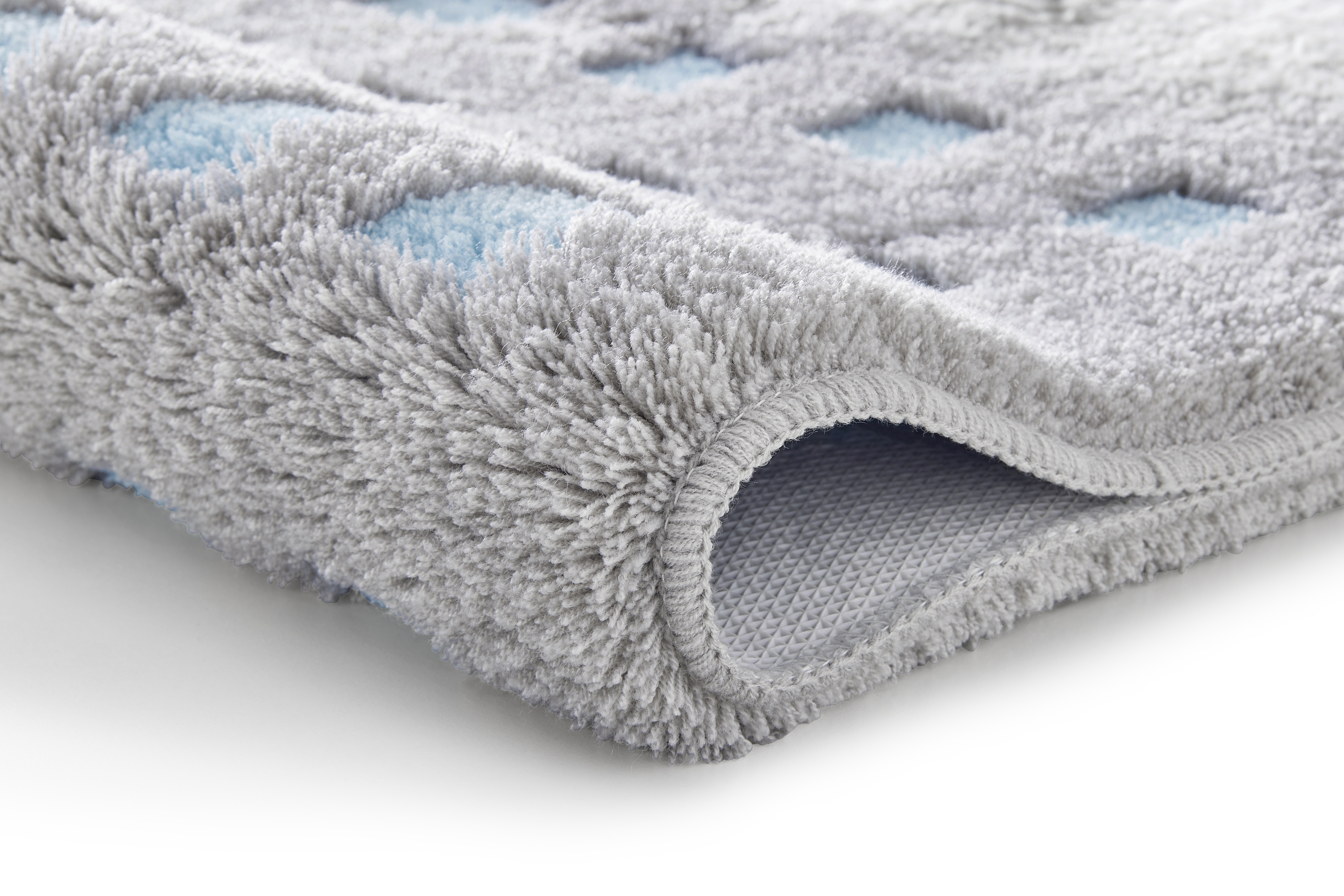Kleine Wolke Badteppich BOXES ca. 70x120cm in Farbe Opal
