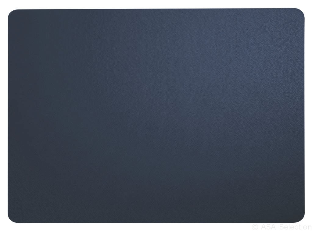 ASA Selection Tischset Leather Optic in Farbe blau