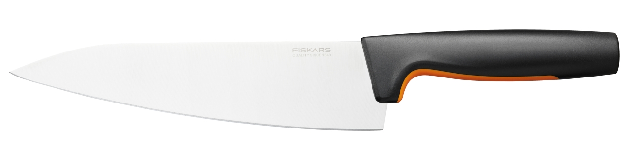 Fiskars Kochmesser groß FUNCTIONAL FORM 41cm in Farbe Black/Orange