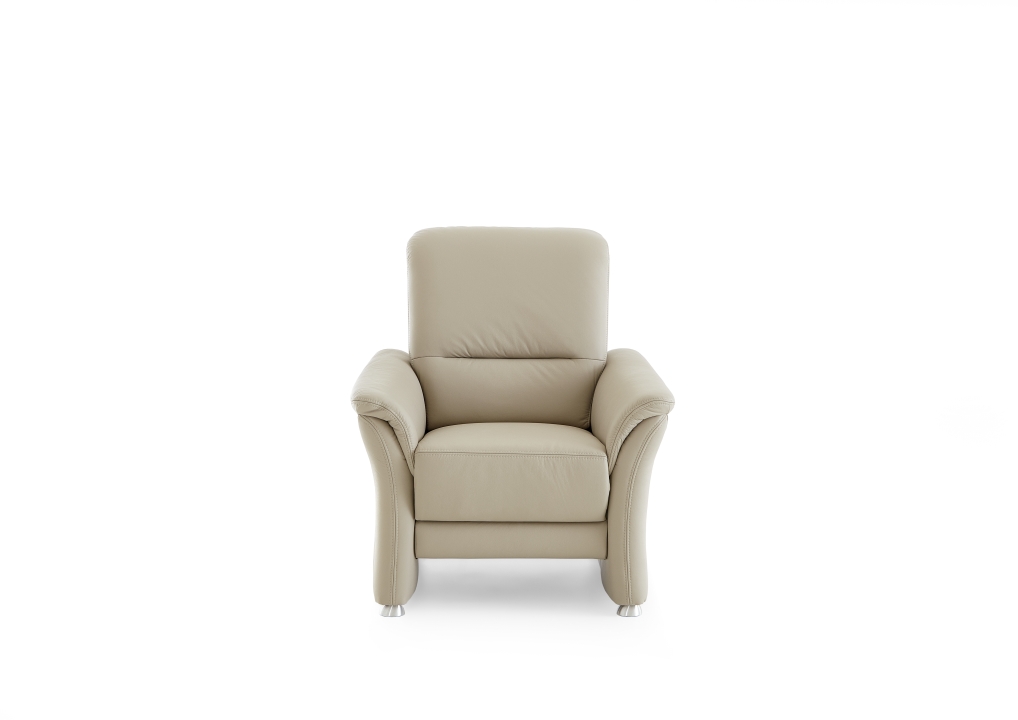 Sessel PN-PF23182 in Leder Vivre pearl, Moebel, Stuhl, Sessel
