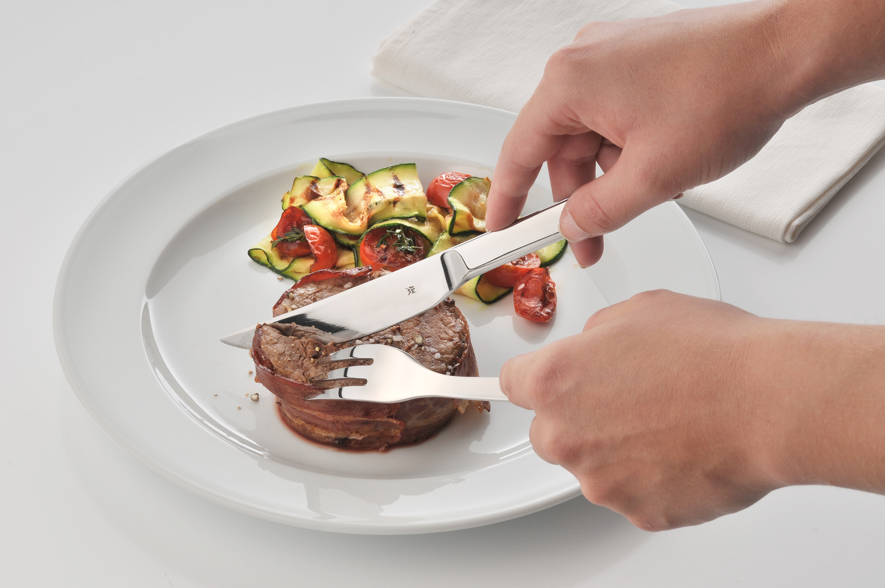 WMF Nuova Steakmesser-Set, 6-teilig in Edelstahl