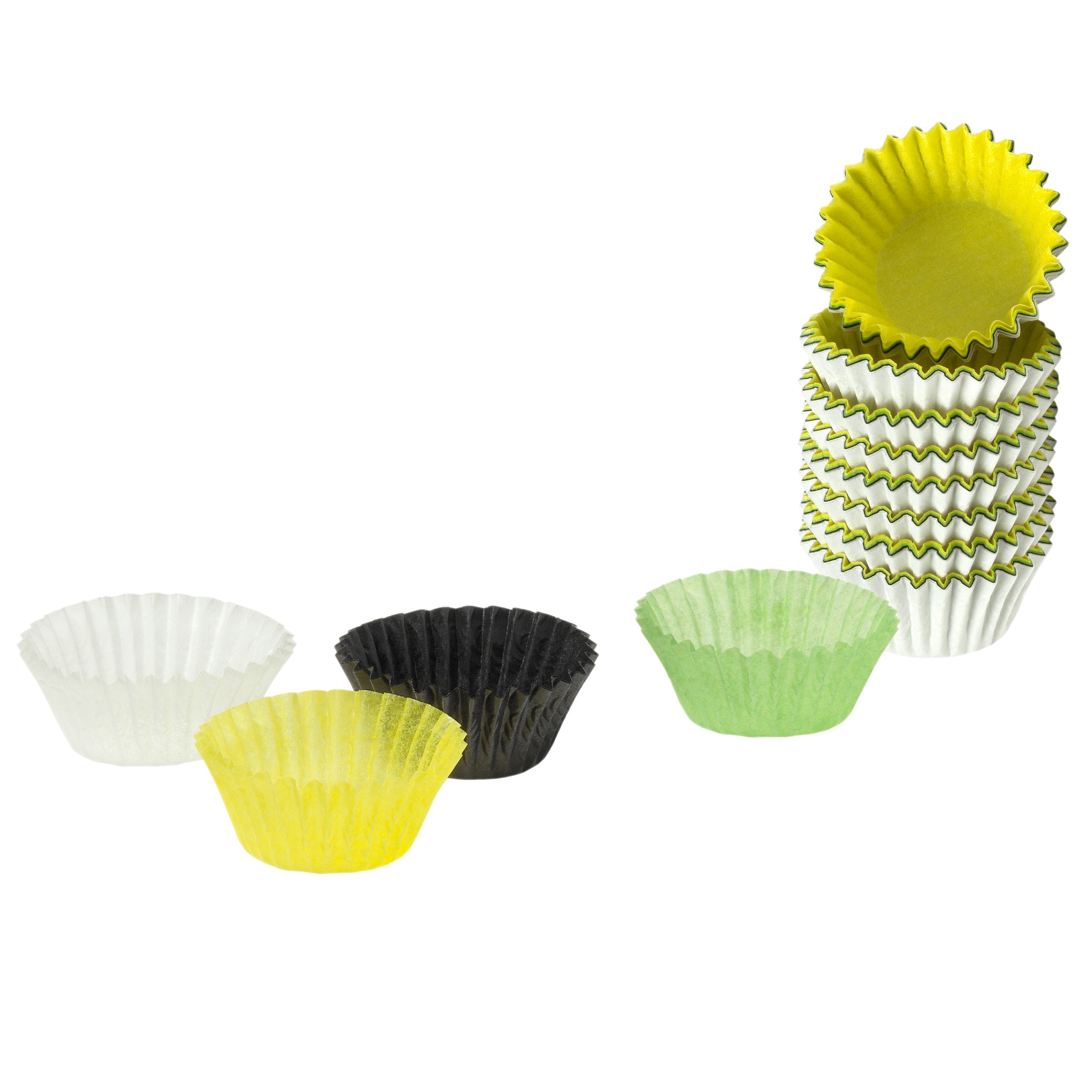 Kaiser Papier-Pralinenförmchen-Set Ø 7 cm in bunt/weiß/grün/braun/gelb