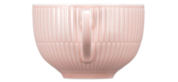 Seltmann Weiden Milchkaffeeobertasse 0,35 l Amina 3 Rosé , Schale, Tasse, Suppenschüssel, Töpferei, Porzellan