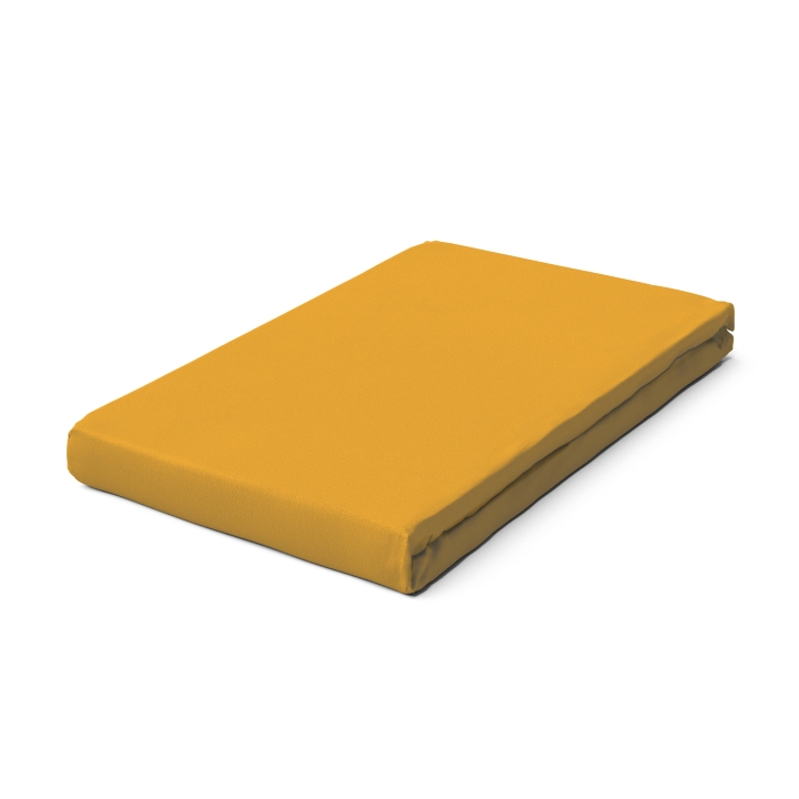 Schlafgut Pure Spannbettlaken ca. 90x190-100x220cm in Farbe Yellow Deep