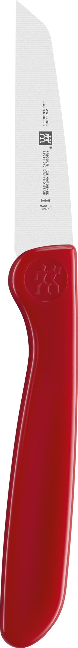 Zwilling Gemüsemesser TWIN GRIP 7cm in Farbe Rot